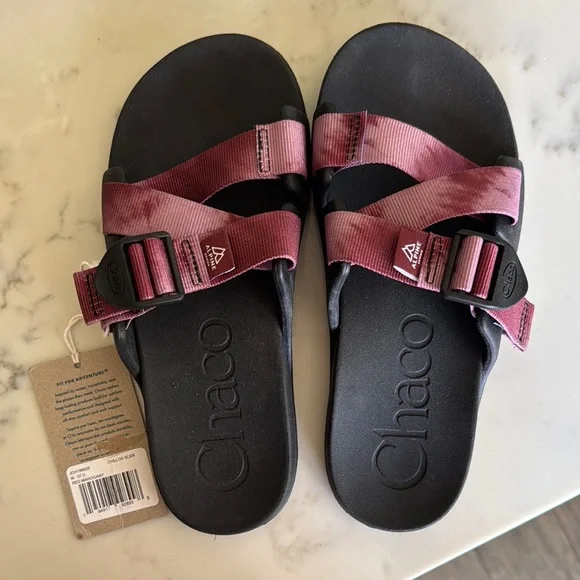 Chaco Chillos Slide Red Mahogany size 7 - Picture 1 of 3